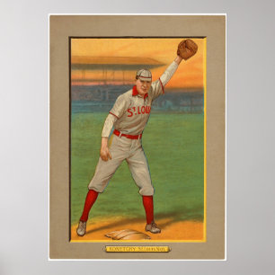 Ed Konetchy Cardinals Baseball 1911 Poster
