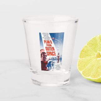 Ed woods Plan 9 from outer space shot glass