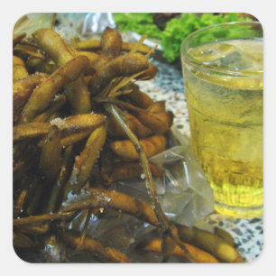 Edamame Thai Style Square Sticker