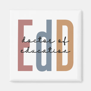 EdD Doctor Of Education Graduation Magnet
