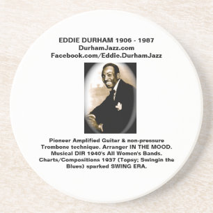 Eddie Durham custom sand stone decorative Coasters