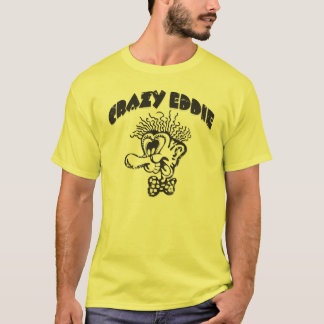 Eddie fol "visage fou" et type T-shirt de logo