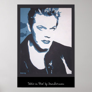 Eddie in blue poster