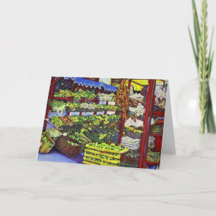 Eddie’s Market Hungary Greeting Card