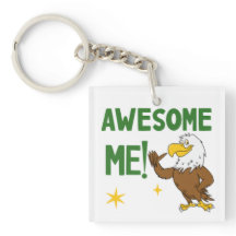 Eddie the Eagle AwesomeMe Keychain