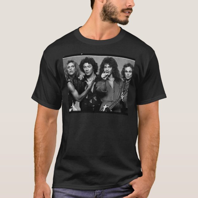 Eddie van hallen groupe T-shirt classique (Devant)