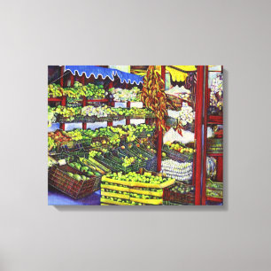 Eddie's Market Canvas Print