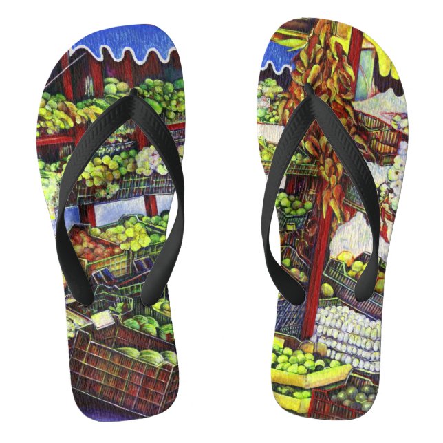 Eddie's Market, Hungary Flip Flops (Footbed)