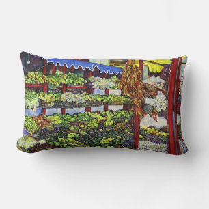 Eddie's Market, Hungary Lumbar Pillow