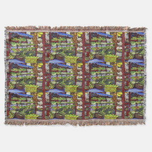 Eddie's Market, Hungary Throw Blanket