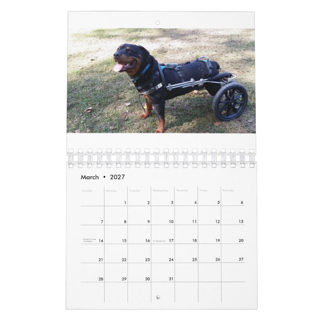 Eddie's Wheels 2016 Calendar (Mar 2027)