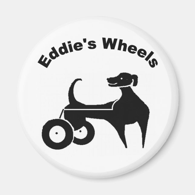 Eddie's Wheels Magnet (Front)