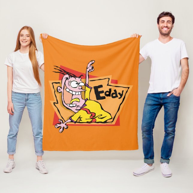 Eddy Character Graphic Fleece Blanket (In Situ)