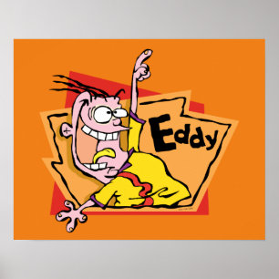 Eddy Character Graphic Poster