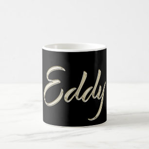 Eddy Name whitegold Tasse Teetasse Kaffeetasse Coffee Mug