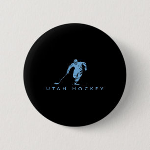 Eddy's Canyon Hockey Utah Hockey  2 Inch Round Button