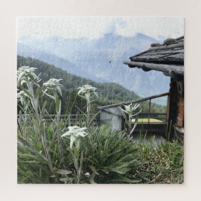 Edelweiss Alpes Puzzle de montagne (Vertical)