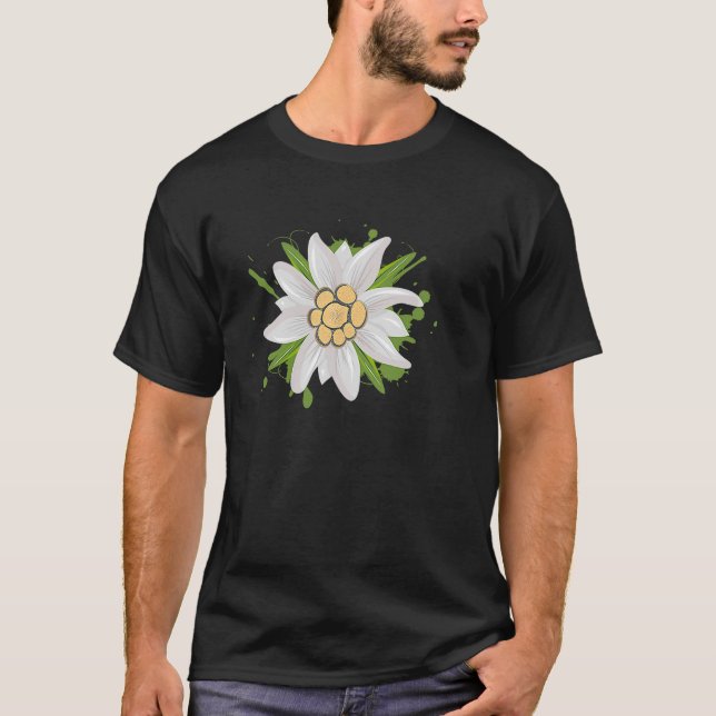 Edelweiss blossom T-Shirt (Front)