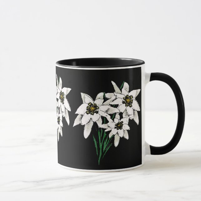 Edelweiss Flower Mug (Right)