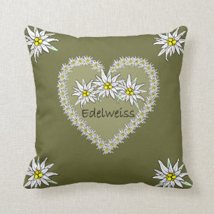 Edelweiss Heart American MoJo Coussin