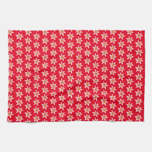 Edelweiss Pattern Kitchen Towel