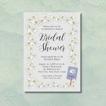 Edelweiss Sound of Music Bridal Shower Hand-Drawn