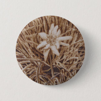 Edelweiss - Stella Alpina 2 Inch Round Button
