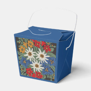 Edelweiss Swiss Alpine Flower Favor Box