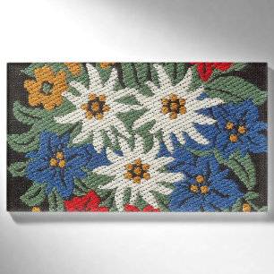 Edelweiss Swiss Alpine Flower Name Tag