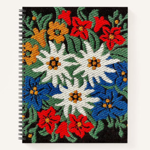 Edelweiss Swiss Alpine Flower Notebook