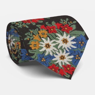 Edelweiss Swiss Alpine Flower Tie