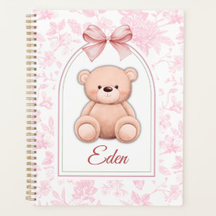 Eden   Custom Pink Teddy Bear Nursery Design  Planner