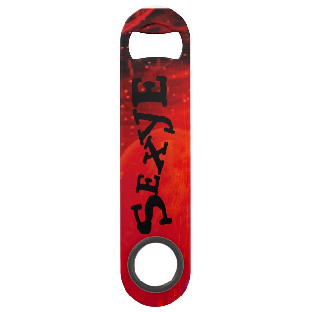 Edens Custom name to RED & BLACK pro speed Bar Key (Front)