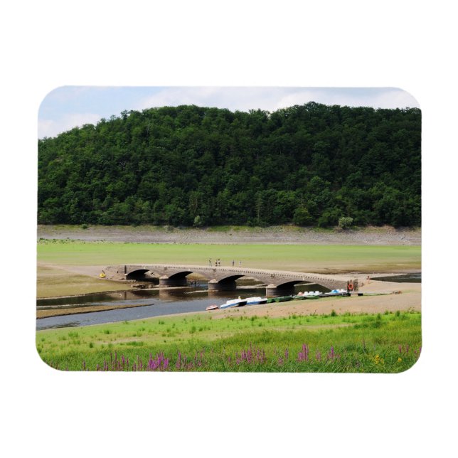 Edersee Brücke von Asel Magnet (Horizontal)