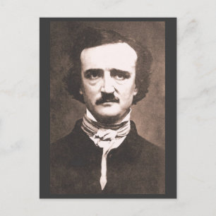 Edgar Alan Poe Postcard
