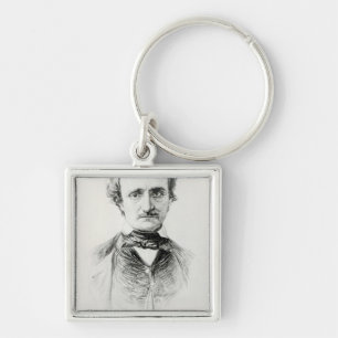 Edgar Allan Poe 1907 Keychain