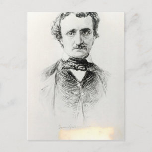Edgar Allan Poe 1907 Postcard