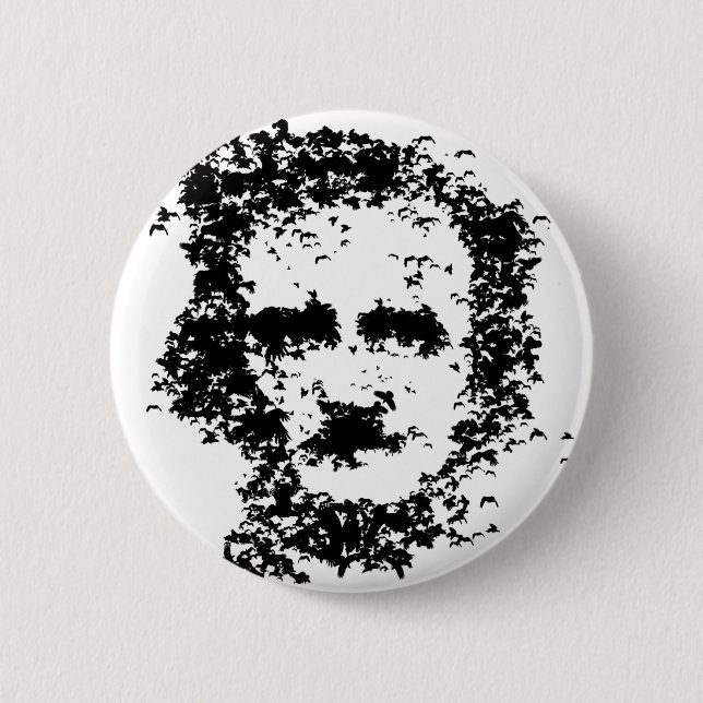 Edgar Allan Poe 2 Inch Round Button (Front)