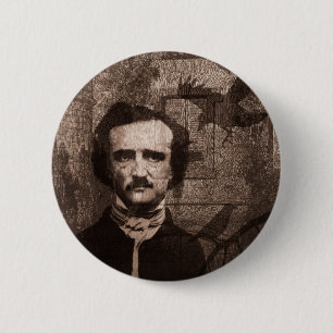 Edgar Allan Poe 2 Inch Round Button