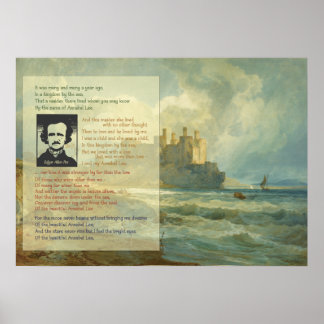 Edgar Allan Poe Annabel Lee Poster