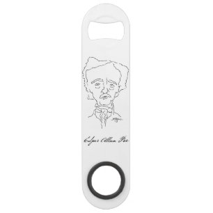 Edgar Allan Poe Bottle Opener Bar Key