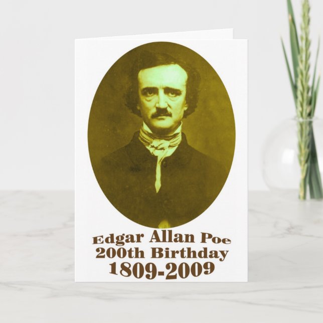 Edgar Allan Poe Card (Front)
