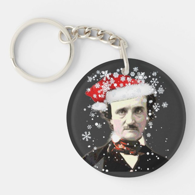 Edgar Allan Poe Casquette de Noël Snowflake Porte  (Devant)