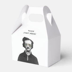 Edgar Allan Poe in Sunglasses Personalized Favor Box