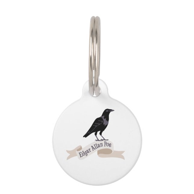 Edgar Allan Poe Pet Tag (Front)