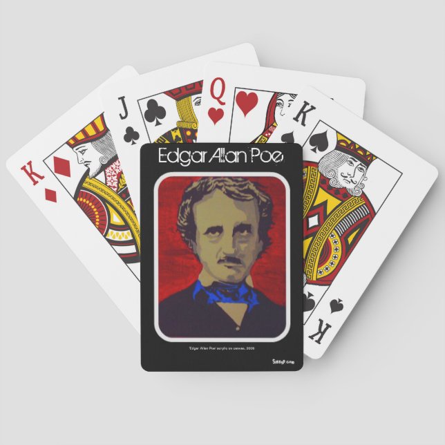 'Edgar Allan Poe' Playing Cards (Back)