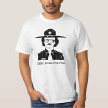 Edgar Allan Poe Poe (Black on White)