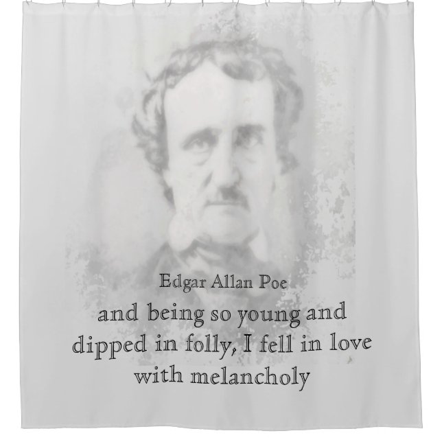 Edgar Allan Poe Poet Melancholy Quote  (Front)
