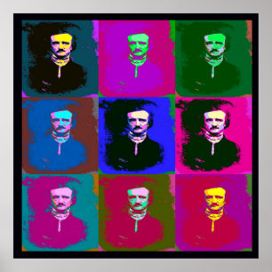 Edgar Allan Poe Pop Art Posters & Prints