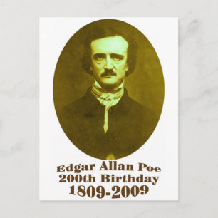 Edgar Allan Poe Postcard